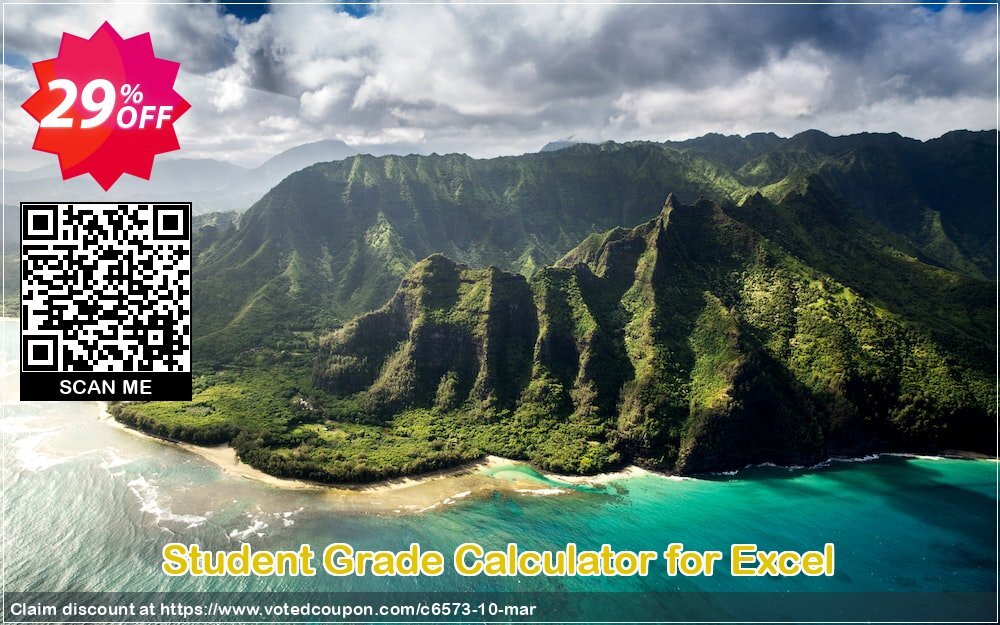 Student Grade Calculator for Excel Coupon Code May 2024, 29% OFF - VotedCoupon