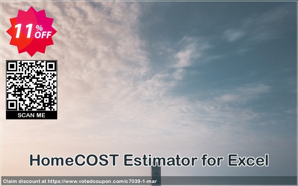 HomeCOST Estimator for Excel Coupon, discount ExcelEstimator coupon 7039. Promotion: Special 20% off all products