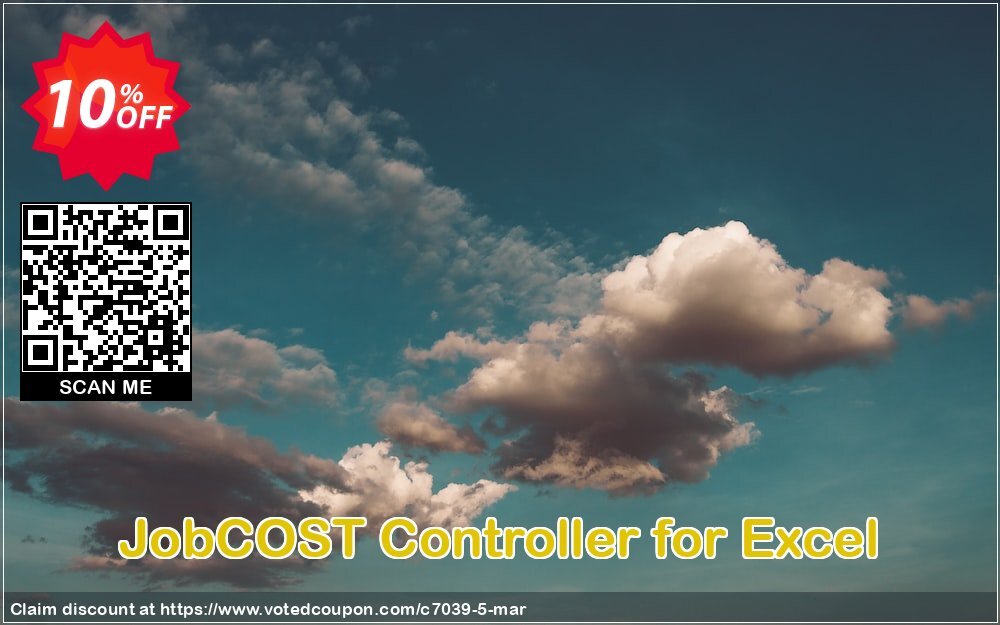 JobCOST Controller for Excel Coupon Code May 2024, 10% OFF - VotedCoupon