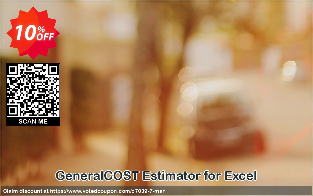 GeneralCOST Estimator for Excel Coupon Code May 2024, 10% OFF - VotedCoupon