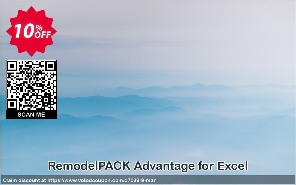 RemodelPACK Advantage for Excel Coupon Code Apr 2024, 10% OFF - VotedCoupon