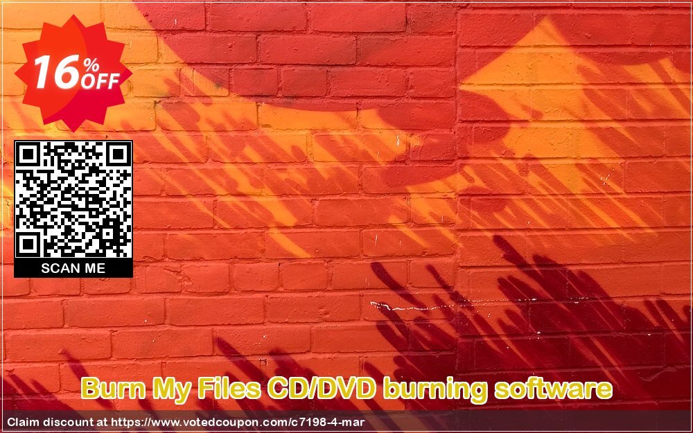 Burn My Files CD/DVD burning software Coupon, discount Getdata Software coupon (7198). Promotion: Getdata Software discount (7198)