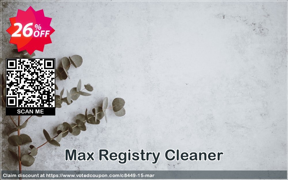 Max Registry Cleaner Coupon, discount 25% Max Secure Software (8449). Promotion: 25% Max Secure Software (8449) maxpcsecure.com