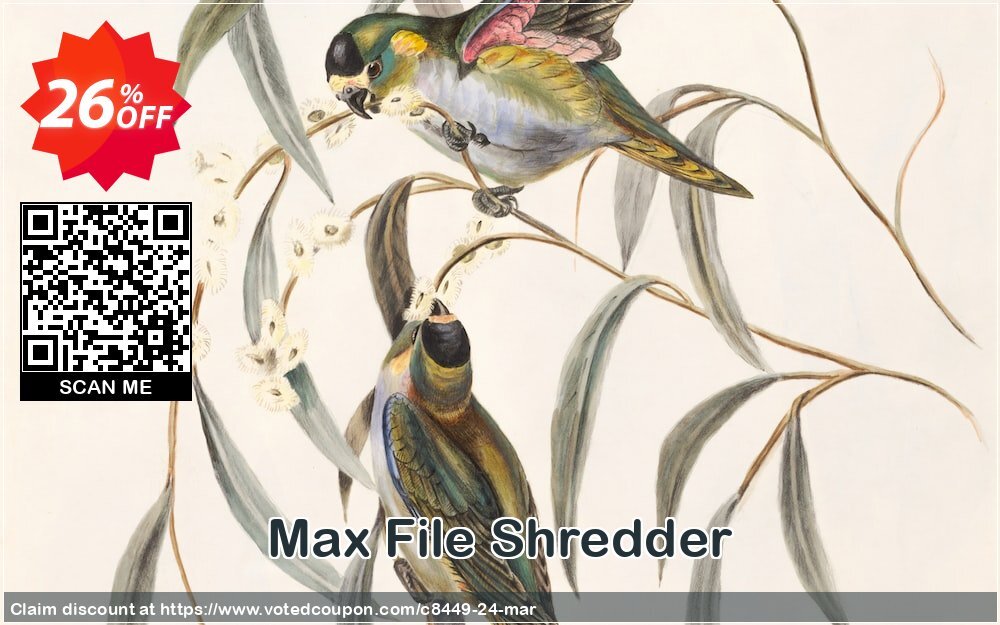 Max File Shredder Coupon Code May 2024, 26% OFF - VotedCoupon