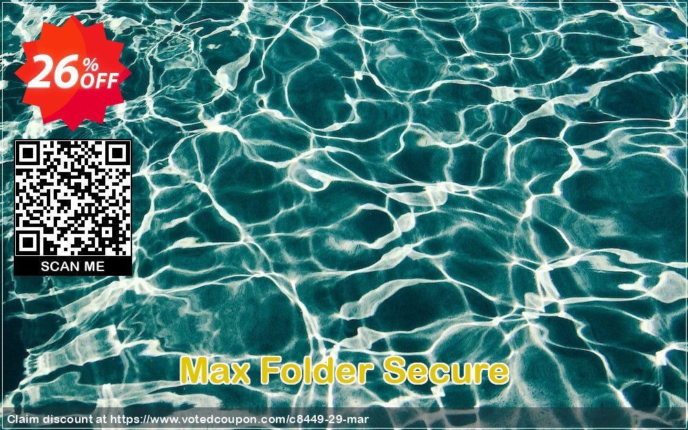 Max Folder Secure Coupon, discount 25% Max Secure Software (8449). Promotion: 25% Max Secure Software (8449) maxpcsecure.com