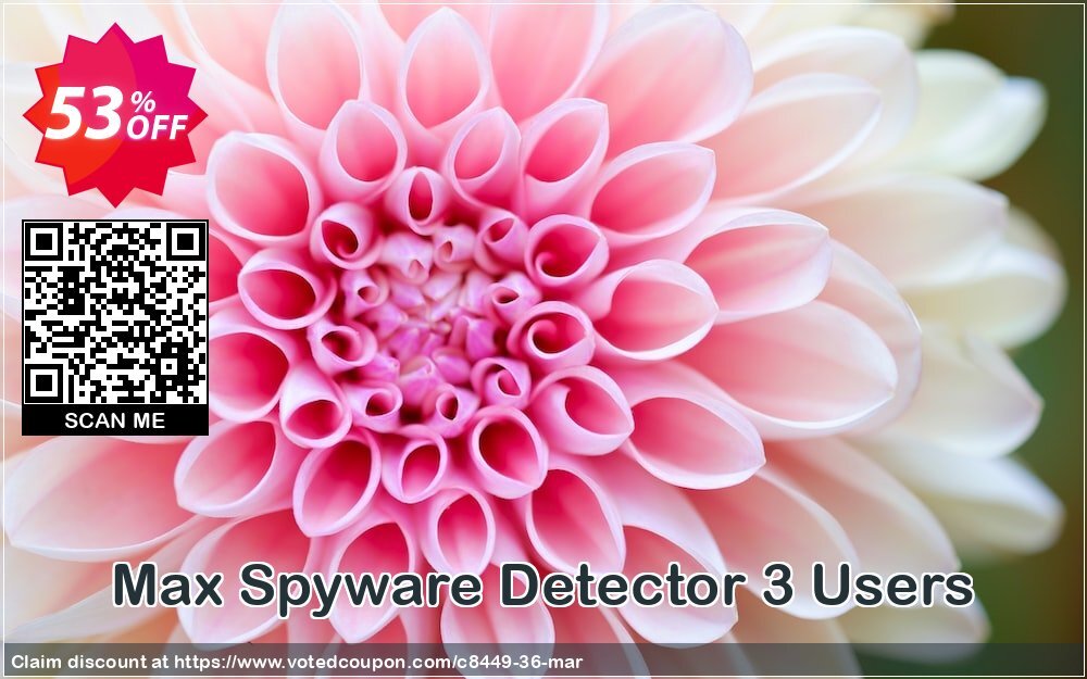 Max Spyware Detector 3 Users Coupon, discount maxIS 3 user offer. Promotion: for regnow