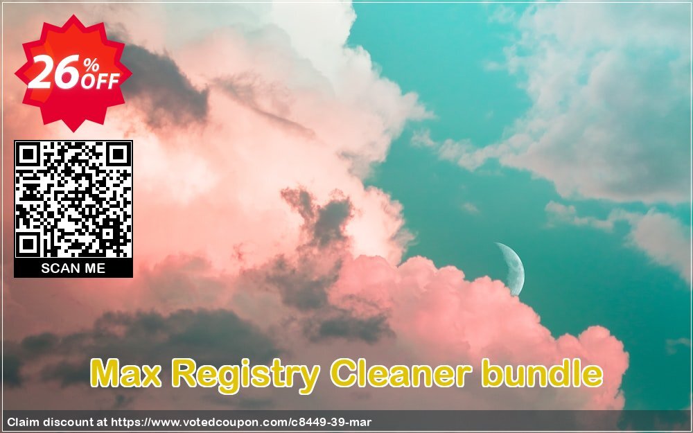 Max Registry Cleaner bundle Coupon, discount 25% Max Secure Software (8449). Promotion: 25% Max Secure Software (8449) maxpcsecure.com