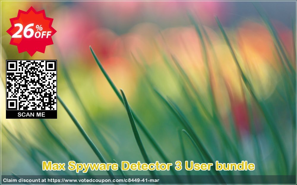 Max Spyware Detector 3 User bundle Coupon Code May 2024, 26% OFF - VotedCoupon