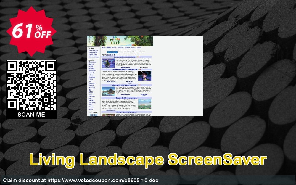 Living Landscape ScreenSaver Coupon, discount 60% discount Cart. Promotion: 