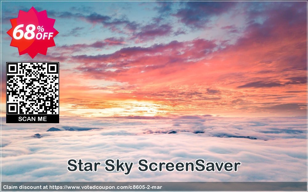 Star Sky ScreenSaver Coupon, discount 60% discount Cart. Promotion: