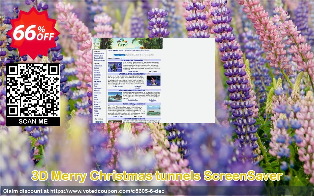 3D Merry Christmas tunnels ScreenSaver Coupon, discount 60% discount Cart. Promotion: 