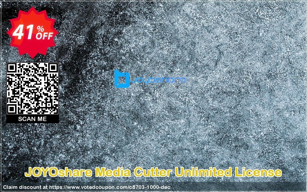 JOYOshare Media Cutter Unlimited Plan Coupon, discount 40% OFF JOYOshare Media Cutter Unlimited License, verified. Promotion: Fearsome sales code of JOYOshare Media Cutter Unlimited License, tested & approved