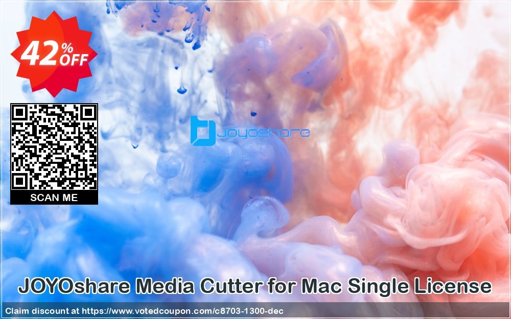JOYOshare Media Cutter for MAC Single Plan Coupon, discount 40% OFF JOYOshare Media Cutter for Mac Single License, verified. Promotion: Fearsome sales code of JOYOshare Media Cutter for Mac Single License, tested & approved