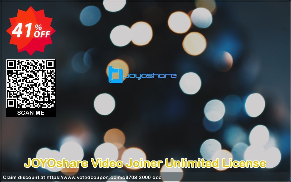 JOYOshare Video Joiner Unlimited Plan Coupon, discount 40% OFF JOYOshare Video Joiner Unlimited License, verified. Promotion: Fearsome sales code of JOYOshare Video Joiner Unlimited License, tested & approved