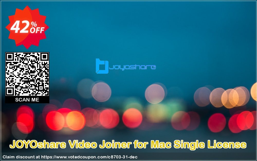 JOYOshare Video Joiner for MAC Single Plan Coupon Code Apr 2024, 42% OFF - VotedCoupon