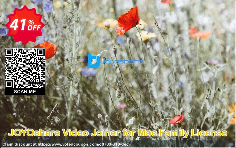 JOYOshare Video Joiner for MAC Family Plan Coupon Code May 2024, 41% OFF - VotedCoupon