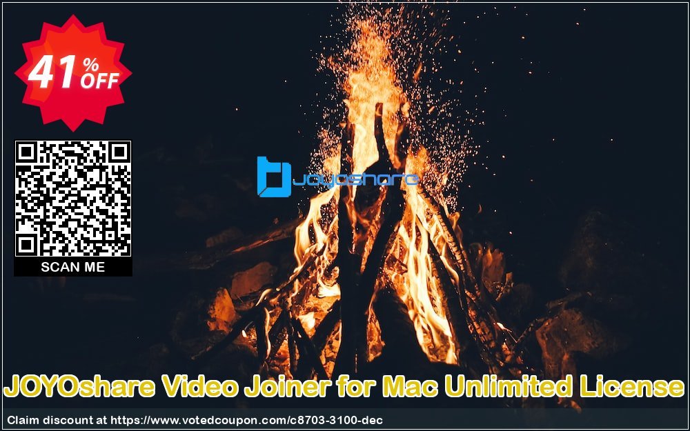 JOYOshare Video Joiner for MAC Unlimited Plan Coupon Code May 2024, 41% OFF - VotedCoupon