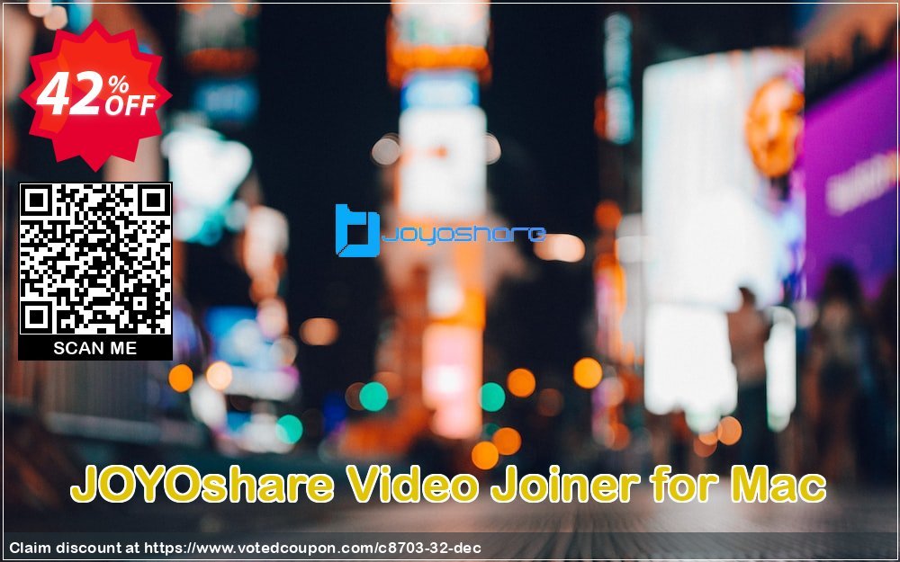 JOYOshare Video Joiner for MAC Coupon Code May 2024, 42% OFF - VotedCoupon