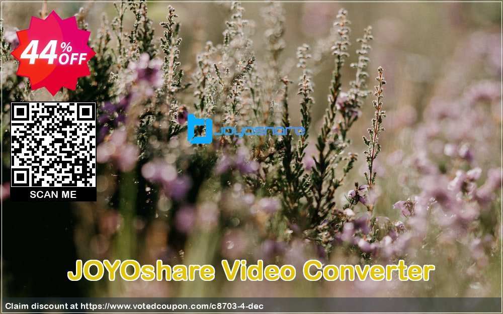 JOYOshare Video Converter Coupon Code Apr 2024, 44% OFF - VotedCoupon