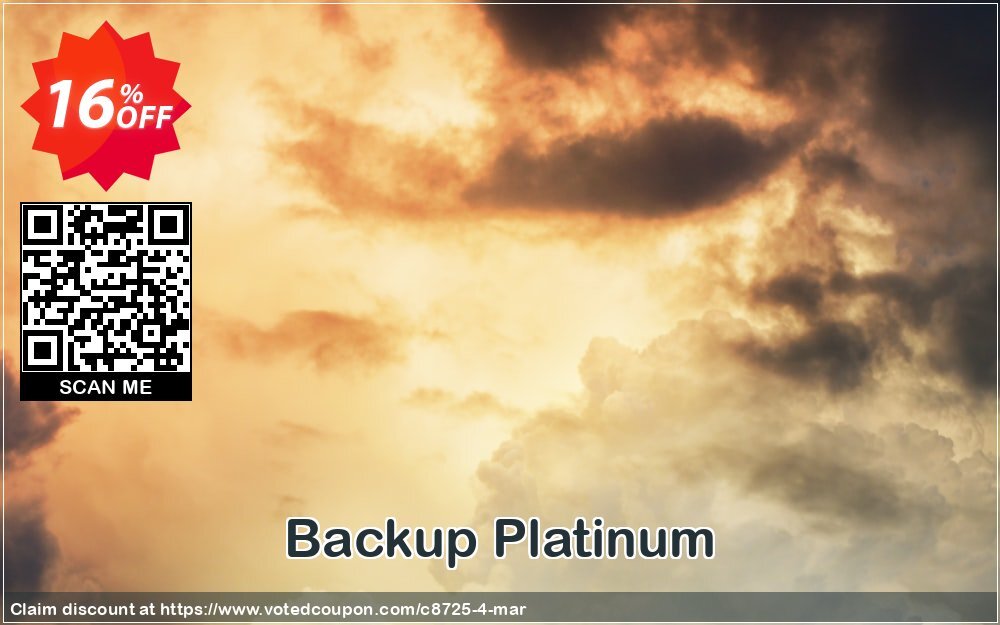 Backup Platinum Coupon, discount SoftLogica discount offer (8725). Promotion: 