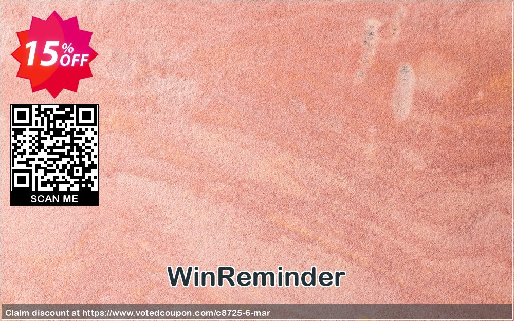 WinReminder Coupon Code May 2024, 15% OFF - VotedCoupon