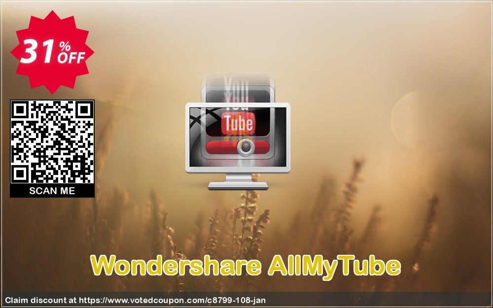 Wondershare AllMyTube voted-on promotion codes