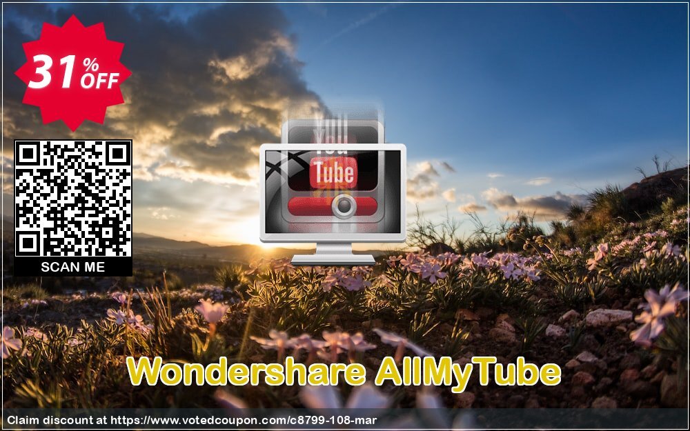 Wondershare AllMyTube Coupon, discount 30% Wondershare Software (8799). Promotion: 