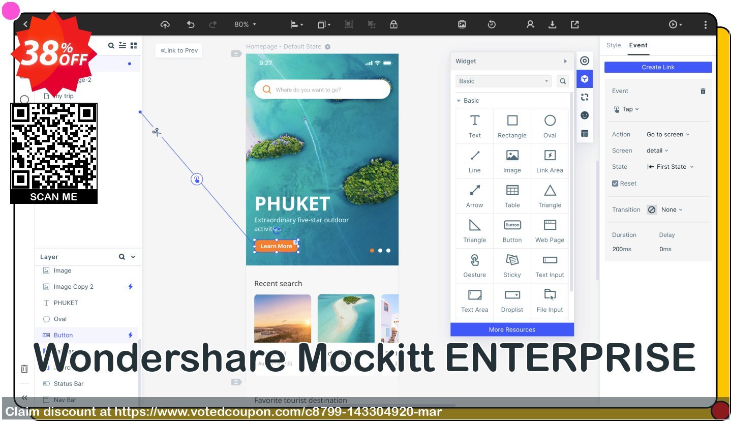 Wondershare Mockitt ENTERPRISE voted-on promotion codes