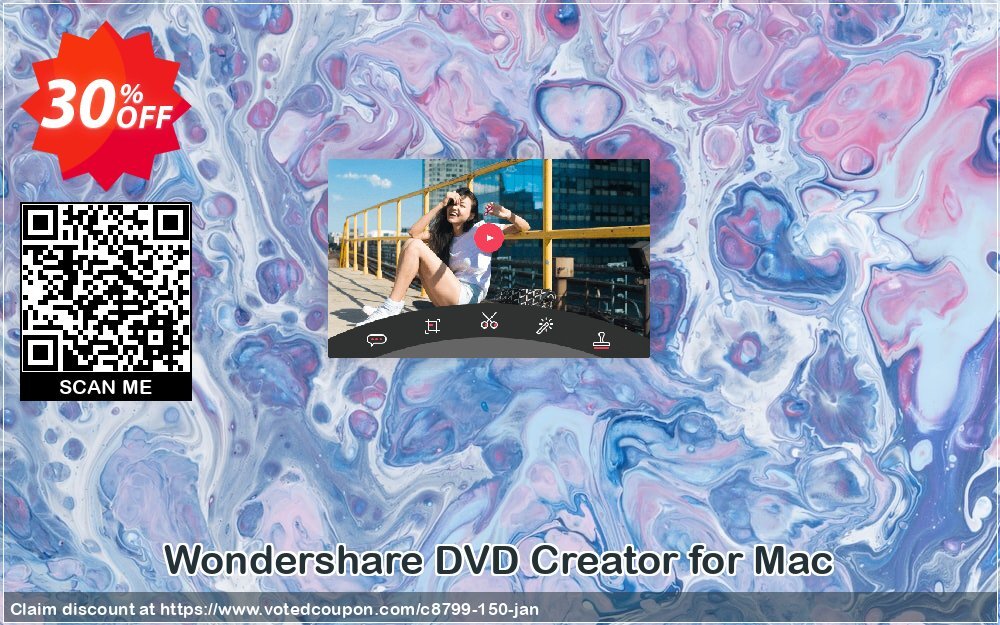 Wondershare DVD Creator for MAC voted-on promotion codes