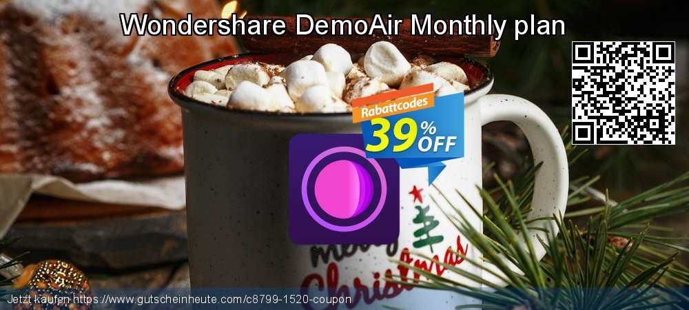 Wondershare DemoAir Monthly plan Coupon, discount 35% OFF Wondershare DemoAir Monthly plan, verified. Promotion: Wondrous discounts code of Wondershare DemoAir Monthly plan, tested & approved