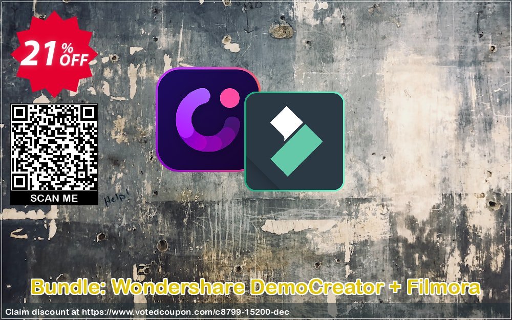 Bundle: Wondershare DemoCreator + Filmora Coupon Code Mar 2024, 21% OFF - VotedCoupon