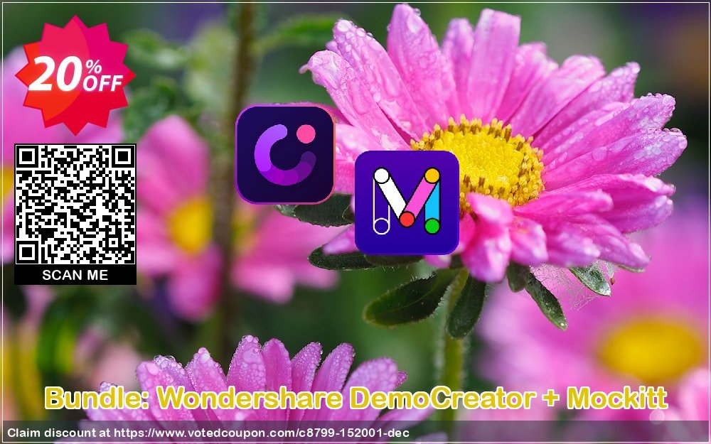 Bundle: Wondershare DemoCreator + Mockitt voted-on promotion codes