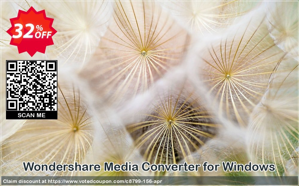 Wondershare Media Converter for WINDOWS Coupon Code Apr 2024, 32% OFF - VotedCoupon