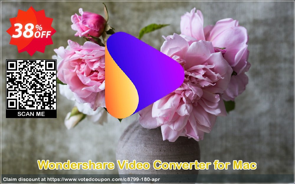 Wondershare Video Converter for MAC Coupon, discount 26% OFF Wondershare Video Converter for Mac, verified. Promotion: Wondrous discounts code of Wondershare Video Converter for Mac, tested & approved