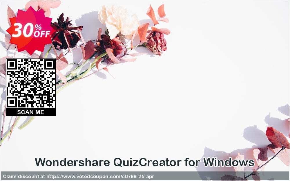 Wondershare QuizCreator for WINDOWS Coupon, discount Halloween Sale | Get Up to 20% OFF. Promotion: