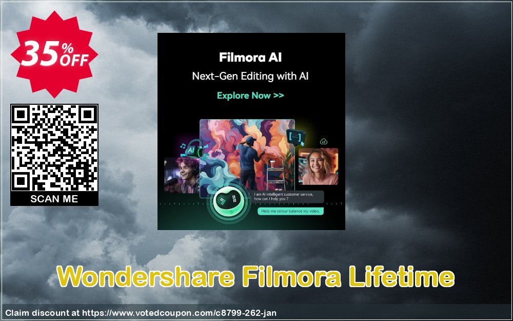 Wondershare Filmora Lifetime voted-on promotion codes