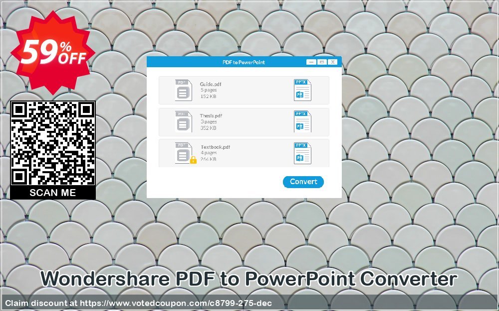 Wondershare PDF to PowerPoint Converter Coupon Code Mar 2024, 59% OFF - VotedCoupon