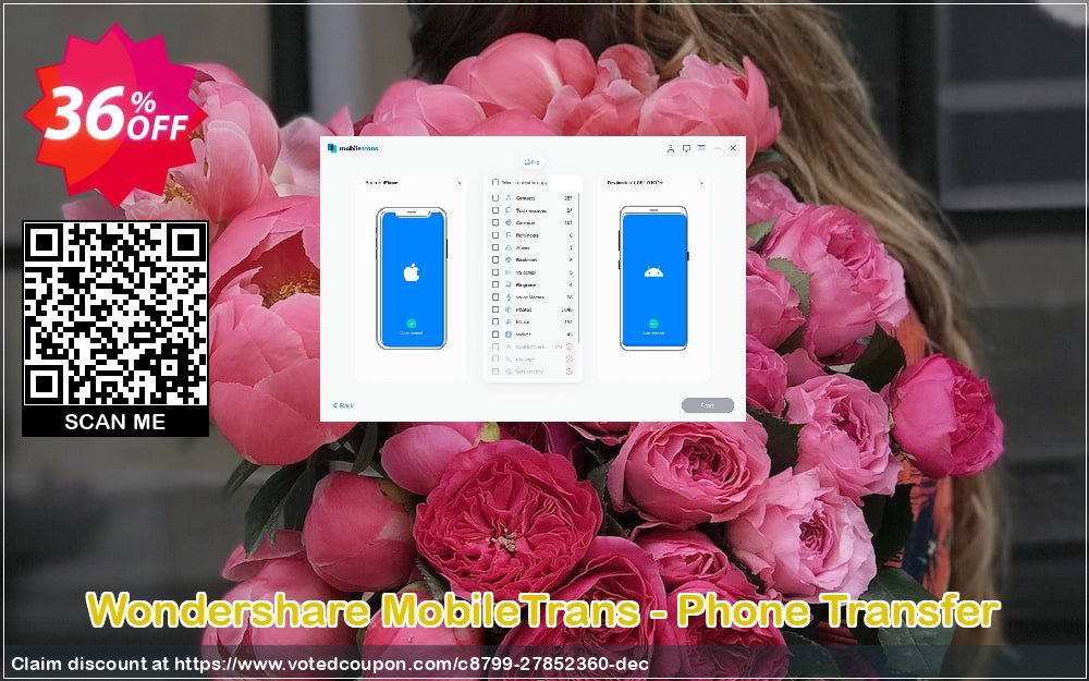 Wondershare MobileTrans - Phone Transfer Coupon Code Dec 2023, 36% OFF - VotedCoupon