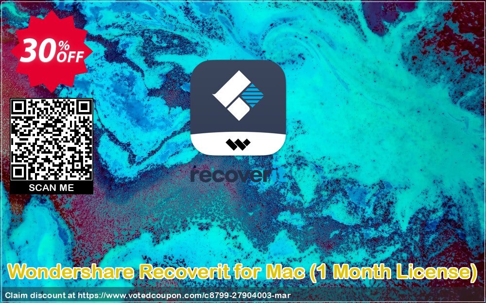 Wondershare Recoverit for MAC, Monthly Plan  Coupon Code Apr 2024, 30% OFF - VotedCoupon