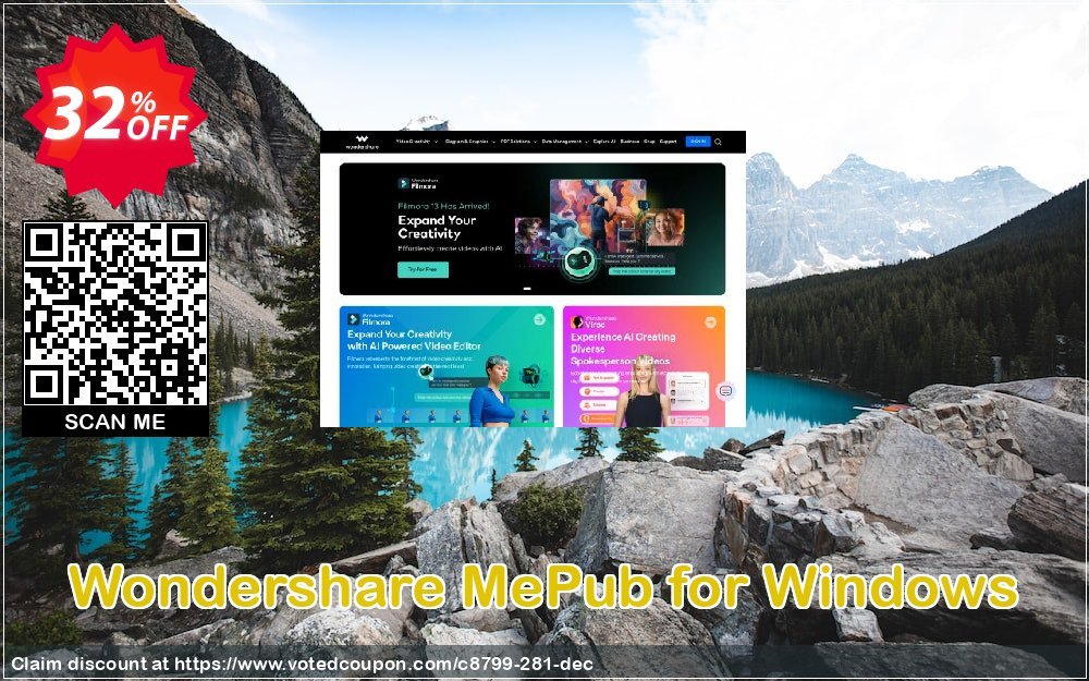 Wondershare MePub for WINDOWS Coupon Code Jun 2024, 32% OFF - VotedCoupon