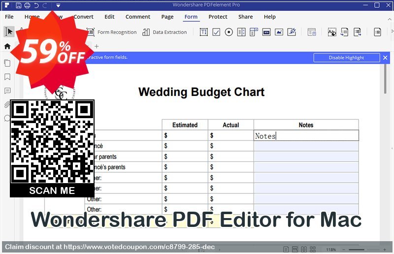 Wondershare PDF Editor for MAC