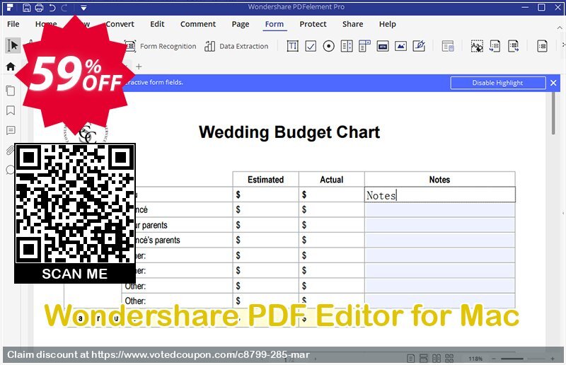 Wondershare PDF Editor for MAC