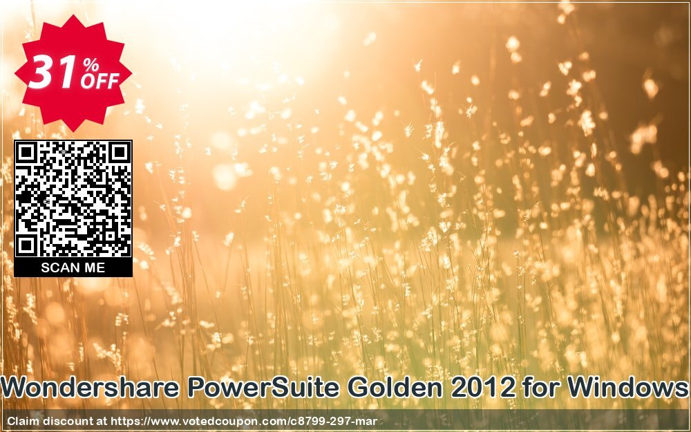 Wondershare PowerSuite Golden 2012 for WINDOWS Coupon Code Jun 2024, 31% OFF - VotedCoupon