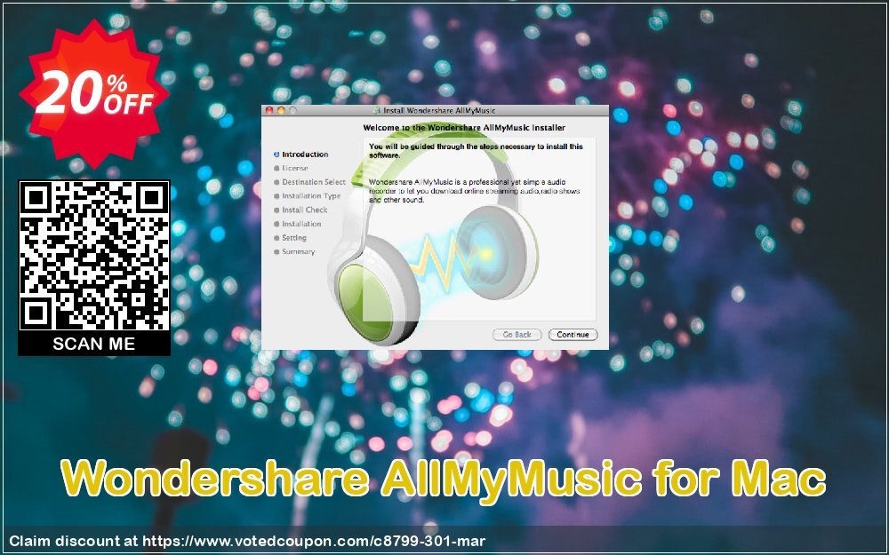 Wondershare AllMyMusic for MAC Coupon Code Apr 2024, 20% OFF - VotedCoupon