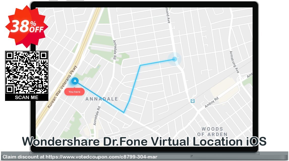 Wondershare Dr.Fone Virtual Location iOS Coupon Code Mar 2024, 38% OFF - VotedCoupon