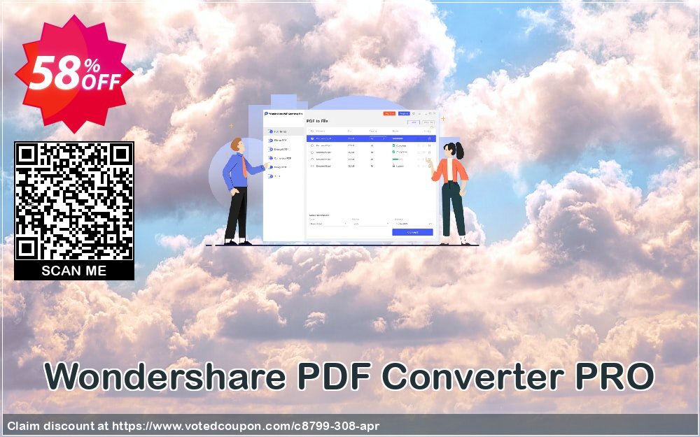 Wondershare PDF Converter PRO Coupon, discount Back to School-30% OFF PDF editing tool. Promotion: 