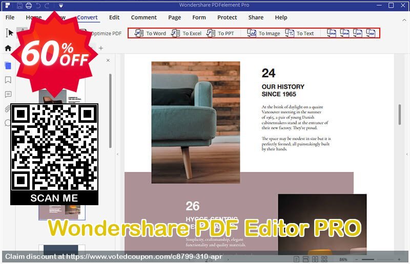 Wondershare PDF Editor PRO voted-on promotion codes