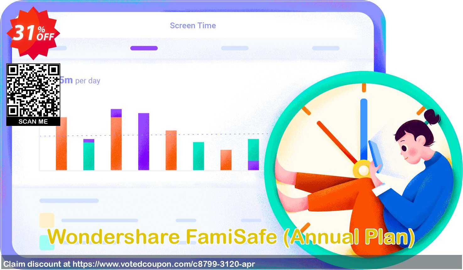 Wondershare FamiSafe, Annual Plan  Coupon, discount 30% OFF Wondershare FamiSafe, verified. Promotion: Wondrous discounts code of Wondershare FamiSafe, tested & approved