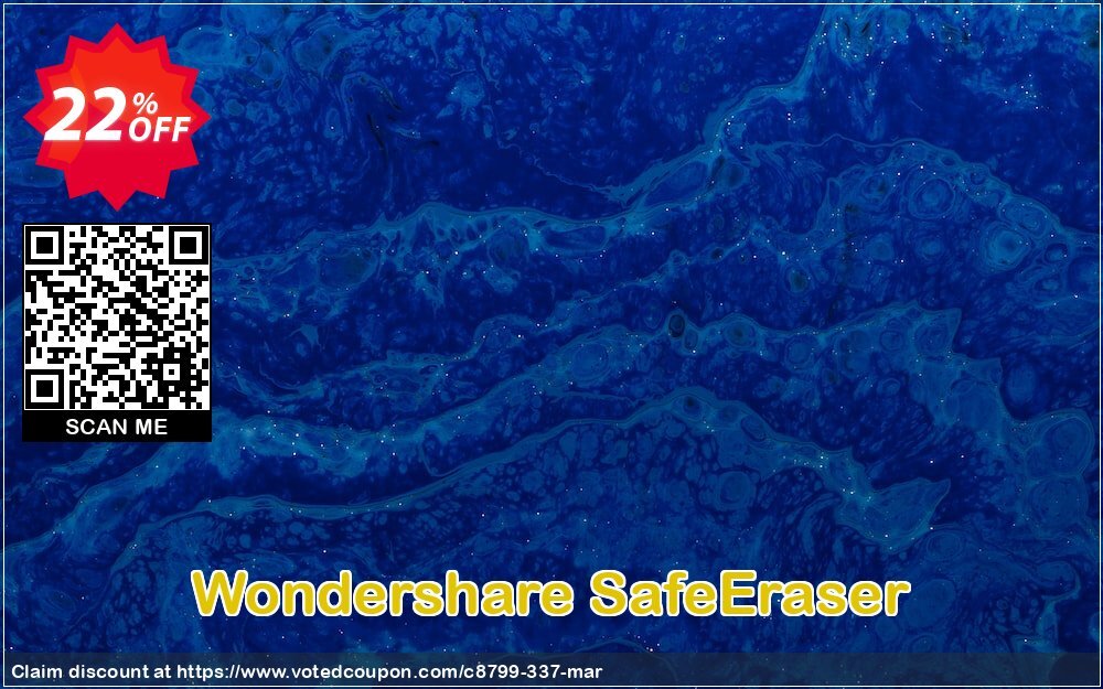 Wondershare SafeEraser Coupon, discount Back to School 2024. Promotion: 