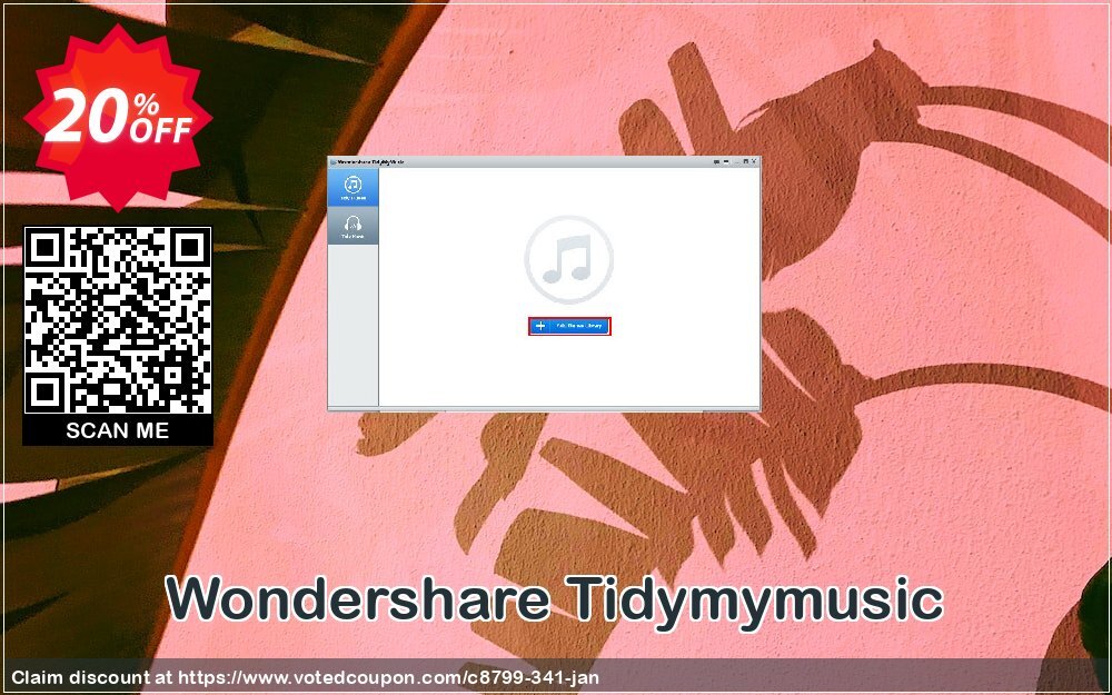 Wondershare Tidymymusic Coupon, discount Back to School 2024. Promotion: 